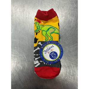 NEW Jefferies Socks Dinosaur Constructions Site 6 Pack Toddler Size 3-7